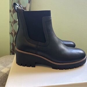 Blondo® Women's 9.5 M Dyme Waterproof Boots in Black Leather NIB